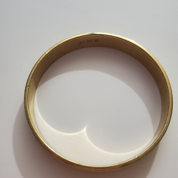 💛 Vintage 1990s 90s J.Crew Yellow Enamal Skinny Bangle Bracelet 💛 - Picture 13 of 16